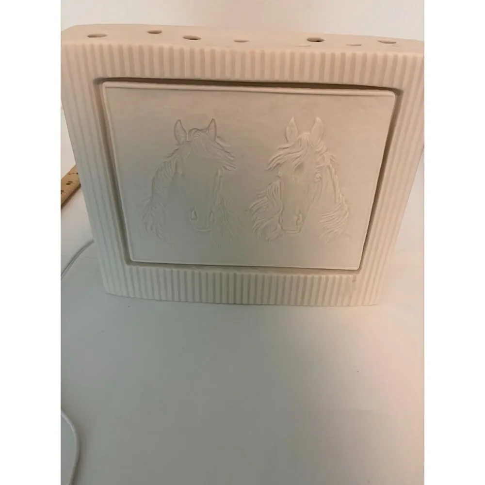 Porcelain Lithophane bisque night light with 